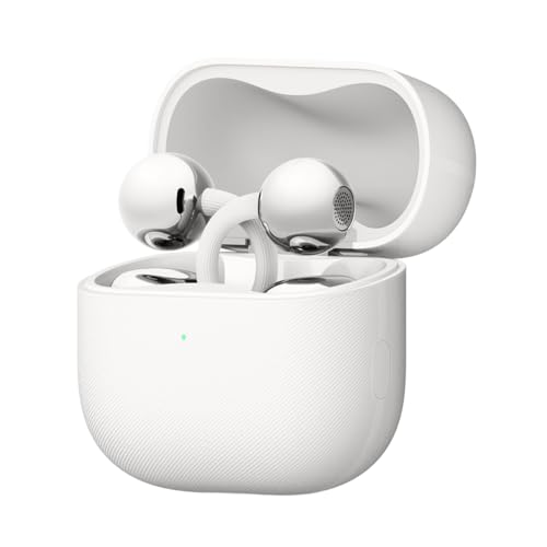 Image of Huawei FreeClip 2, Open-Ear Headphones, Wireless Bluetooth Headphones, Especially Lightweight for All-Day, 38 Hours Battery Life, iOS & Android, IP57, White