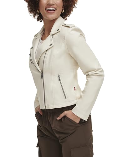 Image of Levi's Women's Classic Faux Leather Moto Jacket Coat