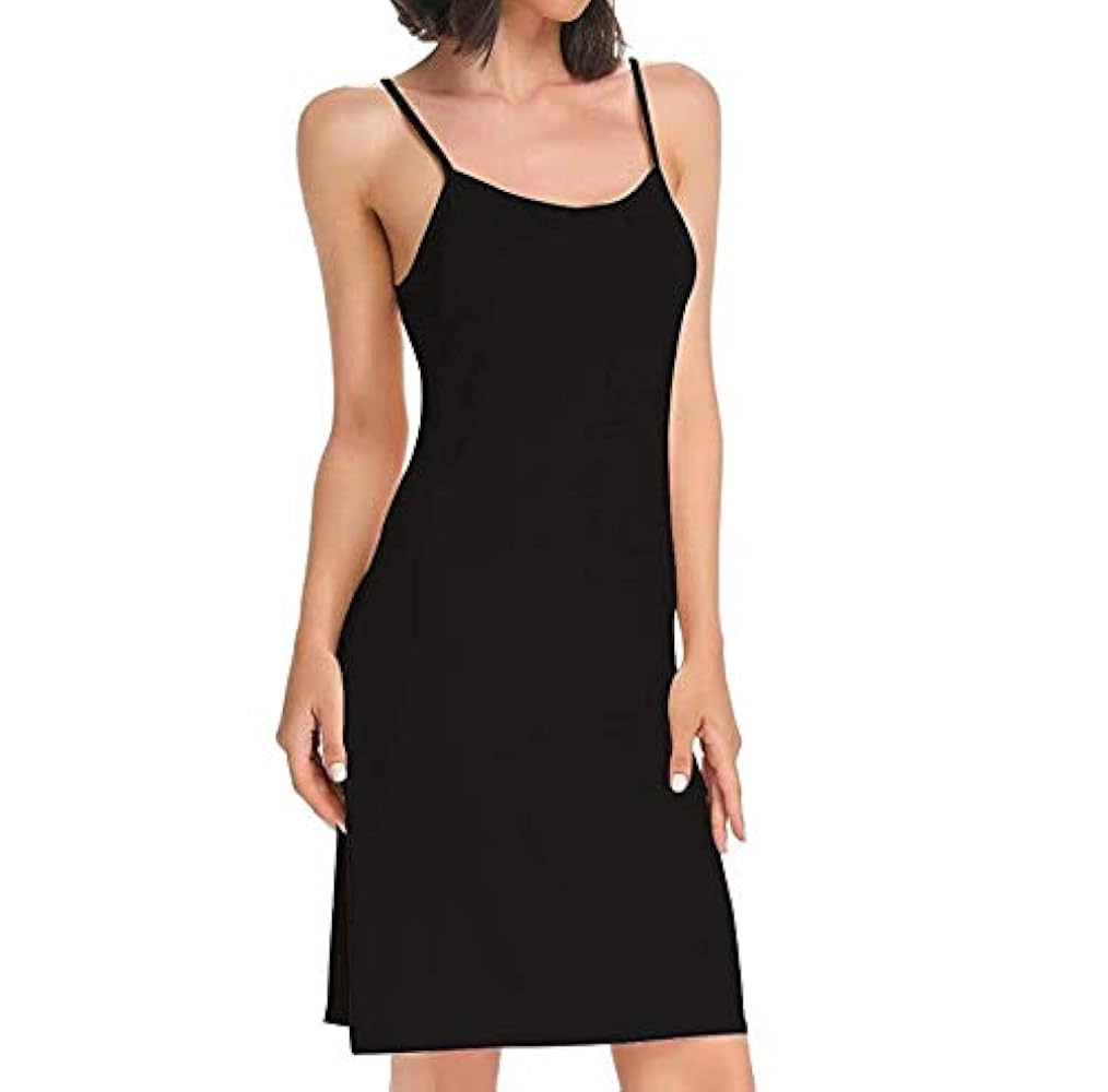 Camisole Dress for Women with Built in Bra Adjustable Strap