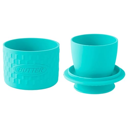 Plato Francés Para Mantequilla,Recipiente con Tapa de Silicona | Mantenedor De Mantequilla Francés | Para Reposteros Y Hogar En Inauguracion De Casa Pascua Navidad Y Cumpleanos