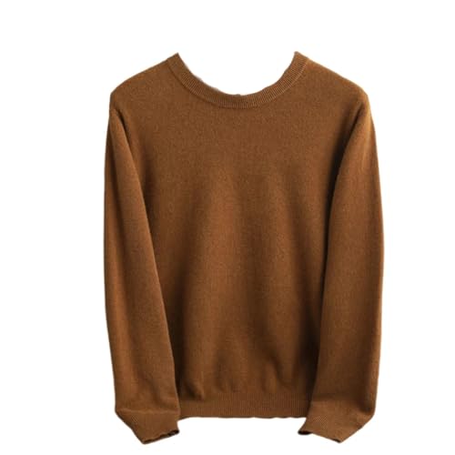 Mens Wool O-Neck Sweater Spring Winter Business Casual Warm Pullover