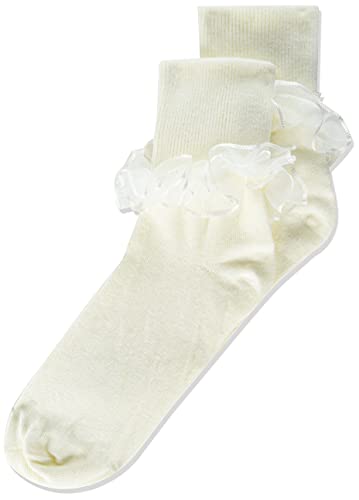 Girls' Cotton Frilly Ruffle Organza Socks