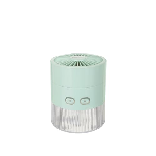 MINI VENTILADOR CON NEBULIZADOR VERDE