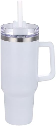 LITHOS Store Premium 40 oz Tumbler with Handle-Insulated Stainless Steel Travel Mug, Keeps Drinks Hot/Cold for