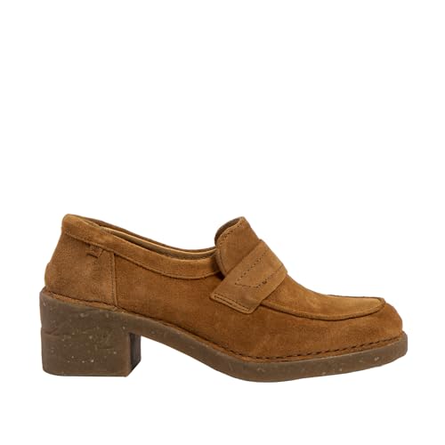 Botte Oxford El Naturalista N5667 : pieds larges enfin confortables en cuir Toffee 40
