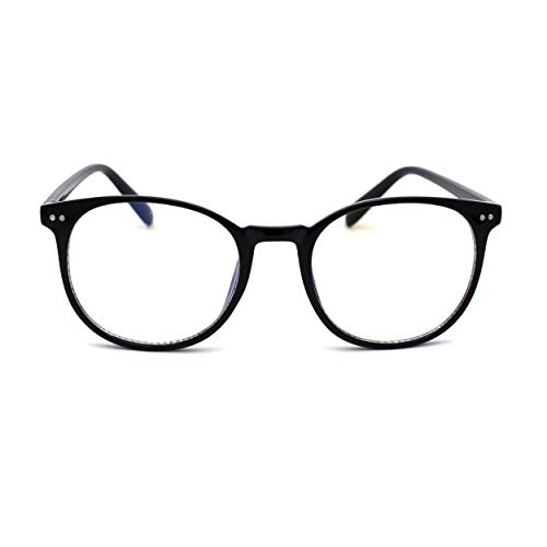 Image of SA106 Round Keyhole Blue Light Blocking Computer Vision Protection Eye Glasses