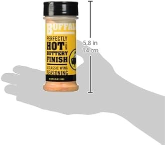 Buffalo Wild Wings - BUFFALO - Barbecue Spices Seasoning and Rub For: Meat, Ribs, Rib, Chicken, Pork, Steak, Wings, Turkey, Prime Rib, Fish, Seafood, Grill, Grilling, Smoker, Dry, Rubs, Seasonings