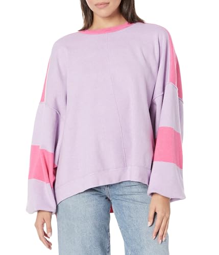 Free People Uptown Color-Block Pullover