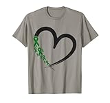 Photo Gallery mese della consapevolezza del cuore del nastro verde conta la salute mentale maglietta Photo Gallery mese della consapevolezza del cuore del nastro verde conta la salute mentale maglietta