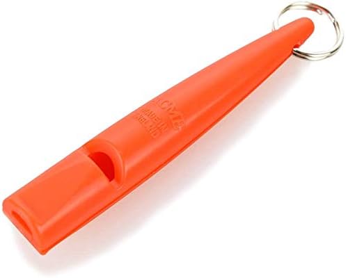ACMEUnited Europe, acme dog whistle no. 210, orange with a ball, from England, ideal for dog training, loud and far-reaching