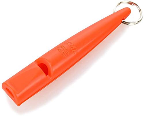 ACMEUnited Europe, acme dog whistle no. 210, orange with a ball, from England, ideal for dog training, loud and far-reaching