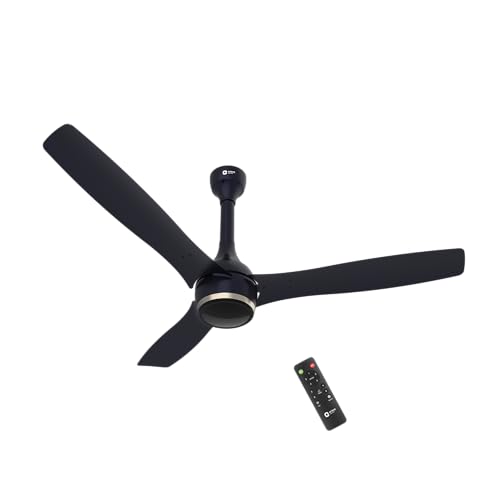 Orient Electric Newly Launched 1200 mm Aeon BLDC PRO, BEE 5-star rated, Anti-Dust Designer Ceiling fan with Remote & 5 yrs Warranty by Orient, Boost mode for High Air Delivery - Knight Blue