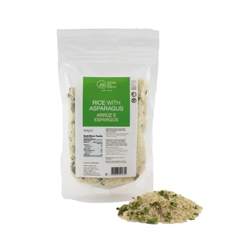 Arroz com Espargos Orgânicos, saco 245g