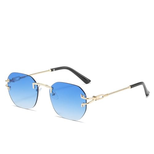 Lunettes de soleil de luxe sans monture nuances tendance pour terrasses