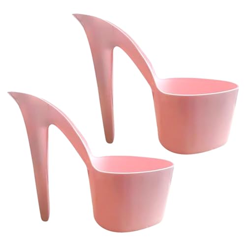 2pcs Flower Pot High Heel Shaped Special Garden Patio Table Ornaments Lightweight Bonsai Pot