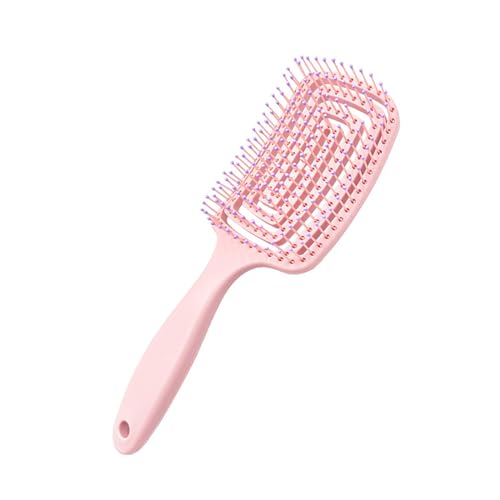 The Detangling Brush, Dry and Wet Hair Brush Detangler for All Hair Types, Great for Men, Women, Boys and Girls, Pink.