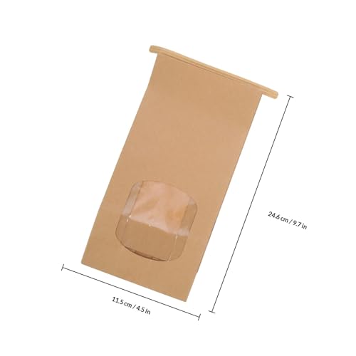 Sachet papier kraft transparent pour biscuits et goûters d'anniversaire - 3