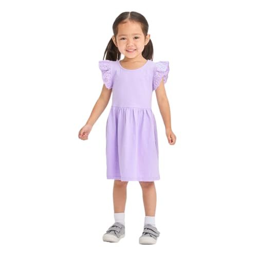 Cat & Jack Toddler Girls' Knit Jersey Dress with Pocket- (US, Age, 18 Months, Purple)