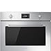 Smeg SF4400MX - Microondas (Integrado, Microondas con grill, 32 L, 1000 W, Giratorio, Tocar, Acero inoxidable)