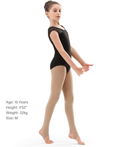 Stelle 2308-TS007-TN-M Womens Girls Stirrup Tights Ultra Soft Dance Tights thumb #5