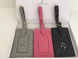 Swarovski Luggage Tags set of 3