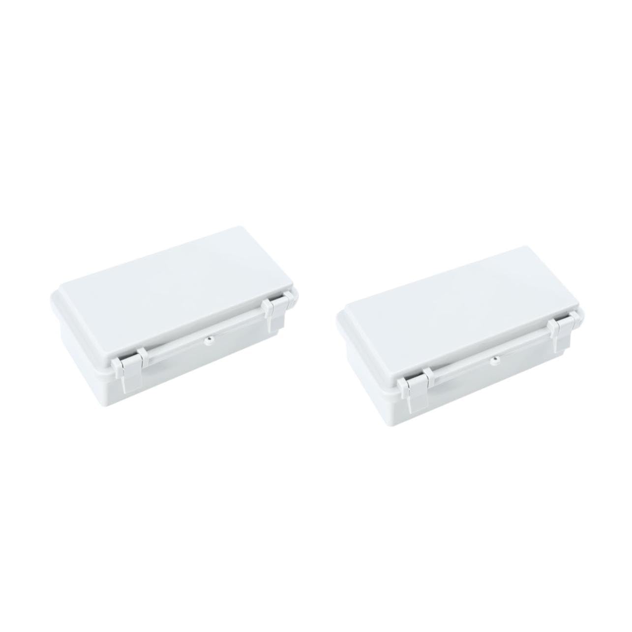 2 Piezas Caja De Conexiones Impermeable Unión Cubrir Sello Conector Eléctrico a Prueba De Agua Cubierta Del Cable De Extensión a Prueba Del Clima Abdominales