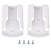 SMTHOME Climatiseur Support de télécommande Boîtier de rangement mural Organisateur Rack pour TV Télécommande Téléphone (Blanc 2 pcs)