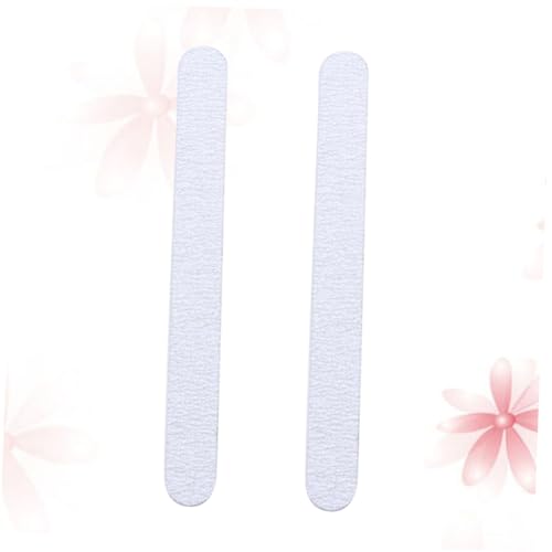 SHERCHPRY 2 Pcs Durable Double Sided Nail Long Round Board for Nail Care for Salon and Home Use for Natural