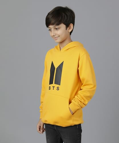 Image of KYDA KIDS Boys Cotton Regular Fit Hooded Neck Hoodies - Sweatshirt with Hoodies Full Sleeves Winter Wear, Long Sleeve Sweatshirts for Boys