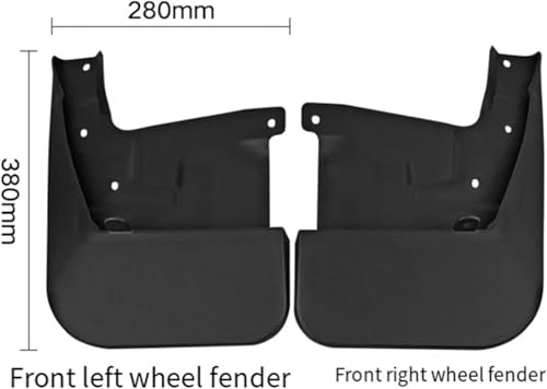 Guardabarros universales para coche Toyota Tundra protector contra salpicaduras 4