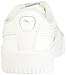 PUMA Women's Carina Sneaker, Puma White-puma White-puma Silver, 8 US