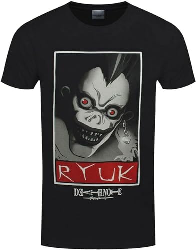 Jinghui Death Note Mens T Shirt Men Ryuk Poster Men's Size XL