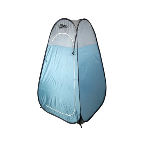 NTK, Trocador Pop Up 1,90m em Aço e Poliéster Fácil de Montar e Durável Ideal para Camping, Prata