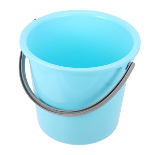 BCOATH Multipurpose Plastic Bucket with Handle Portable Household Cleaning Bucket Durable Water Container for Laundry Gardening Camping and Outdoor Use