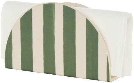 Davis & Waddell Saltara Bamboo Fiber Napkin Holder, Elegant and Eco Friendly, Ideal for Everyday Dinners and Entertaining Guests