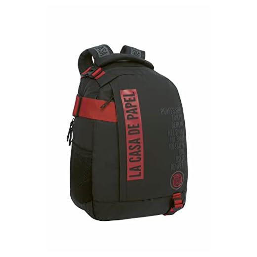 FRANCO COSIMO PANINI, Mochila Unisex niños, Negro, CASA DI CARTA