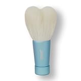 匠の化粧筆コスメ堂 熊野筆 ハート型洗顔ブラシ Ｍサイズ ブルー （青） 全長80mm