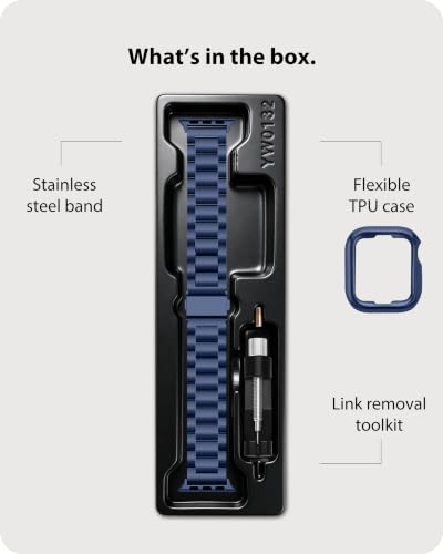Image of Fullmosa Metal Band with Case for Apple Watch 42mm Series 11 10