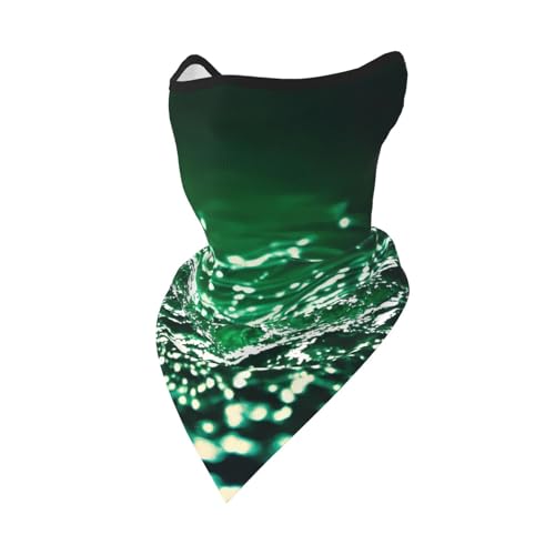 PHAYAH Bufanda con patrón de agua generada para hombre, pasamontañas, transpirable, refrescante