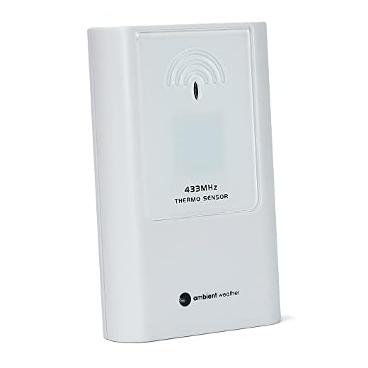 Ambient Weather TX-8300 Wireless Thermometer for WS-8365 and WS-8400 Projection Clock