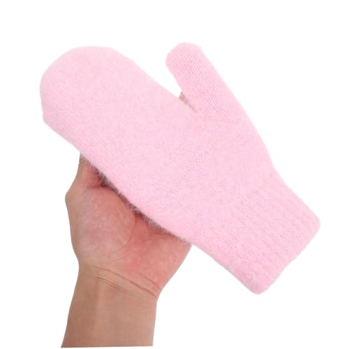 Guantes de lana tejidos para mujer ideales para excursiones y aventuras de invierno 4