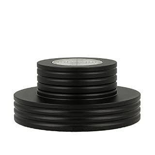 _blank #022bk | Stabilisateur pour Tourne-Disque | Niveau à Bulle intégré | Poids du Disque | Aluminium | Noir | Poids du Support 306g - Les Beatles, Paul McCartney, John Lennon, RIngo Starr, George Harrison _blank #022bk | Stabilisateur pour Tourne-Disque | Niveau à Bulle intégré | Poids du Disque | Aluminium | Noir | Poids du Support 306g – Image 2