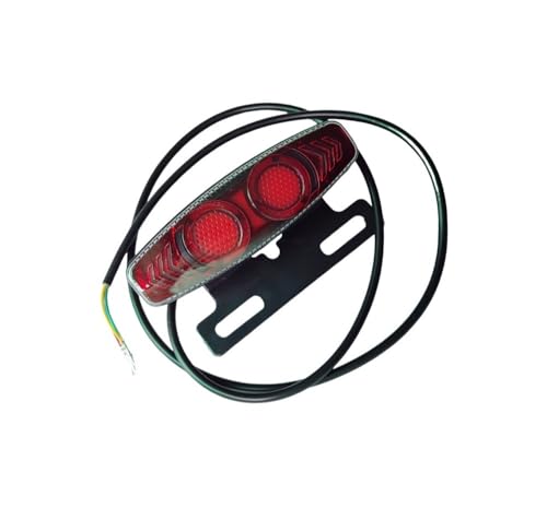 Clignotant dynamique moto 48V avec feu arrière de position et phare stop complet