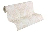A.S. Cration papel pintado de tejido-no-tejido Shabby Style beige crema metlico 10,05 m x 0,53 m 293442
