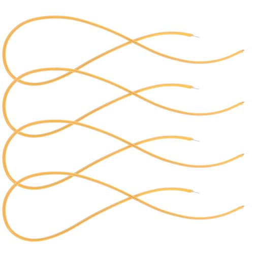 4Pcs Flexible LED Filament Wire 3V Flexible Lamp Parts, 300mm Retro Light Bulb Accessories, Warm Light