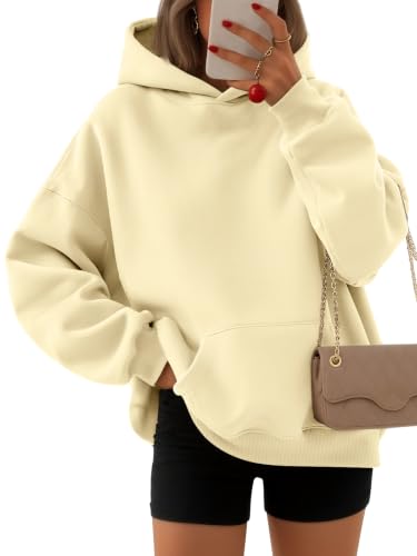 Image of EFAN Women's Hoodies Oversized Sweatshirt Comfort Fleece Sweaters | Cozy Trendy Pullover Hoodies, Sweatshirts with Pockets For Fall & Winter