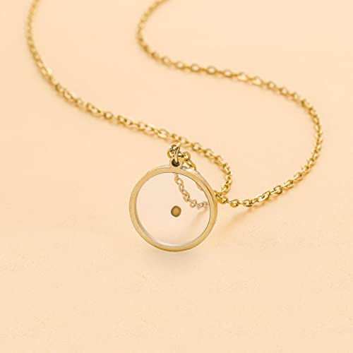 Miscarriage Gifts for Mothers Circle Pendant Necklace Comfort Memorial Loss Women Sympathy Inspirational Jewelry4
