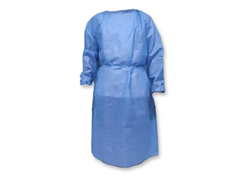 10 Pack - Disposable Isolation Gown with Knit Cuffs – One Size Fits Most | Protective Gown for Medical, Lab, Dental, and General Use - Image 3
