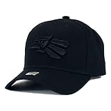 Mexican Mexico Hat Hecho En Mexico Eagle Aguila Snapback Flat Bill Baseball Cap (Black- Black Eagle)