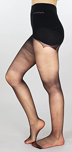 Image of Mona's Choice Super Stretchy XL 3 Denier Ultra Sheer Seamless Tall Womens & Mens Pantyhose /Mens Trouser Tights